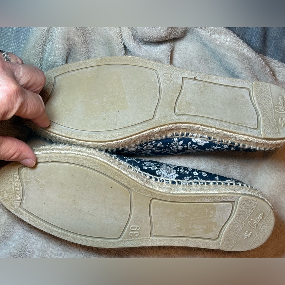 NWOT Castaner xLiberty Joanna Navy/white floral slip on espadrille, size 39 - Picture 7 of 10